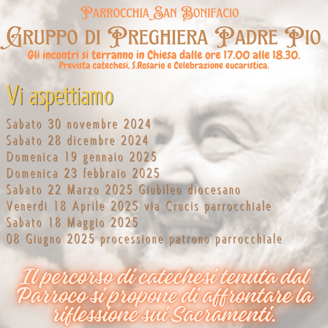 gruppo di preghiera padre pio