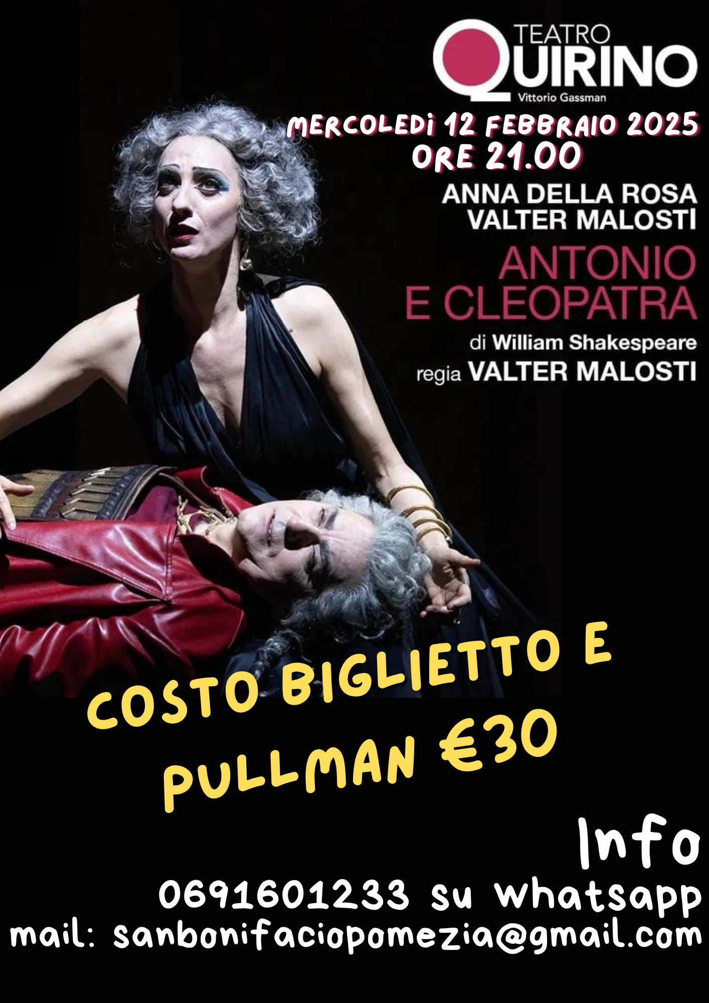 Serata al Teatro Quirino